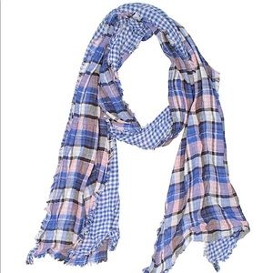American Colors by Alex Lehr pastel plaid scarf